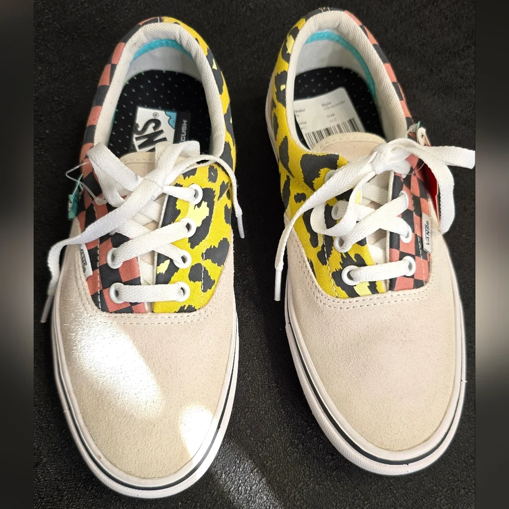 Vans Unisex Multicolor Sneakers, Women 6.5, Men 5 - Picture 8 of 10
